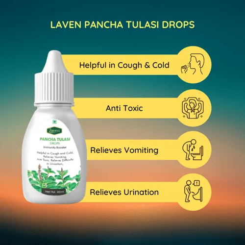 Pancha Tulasi Drops - 20ml (Pack of 2) - Image 5