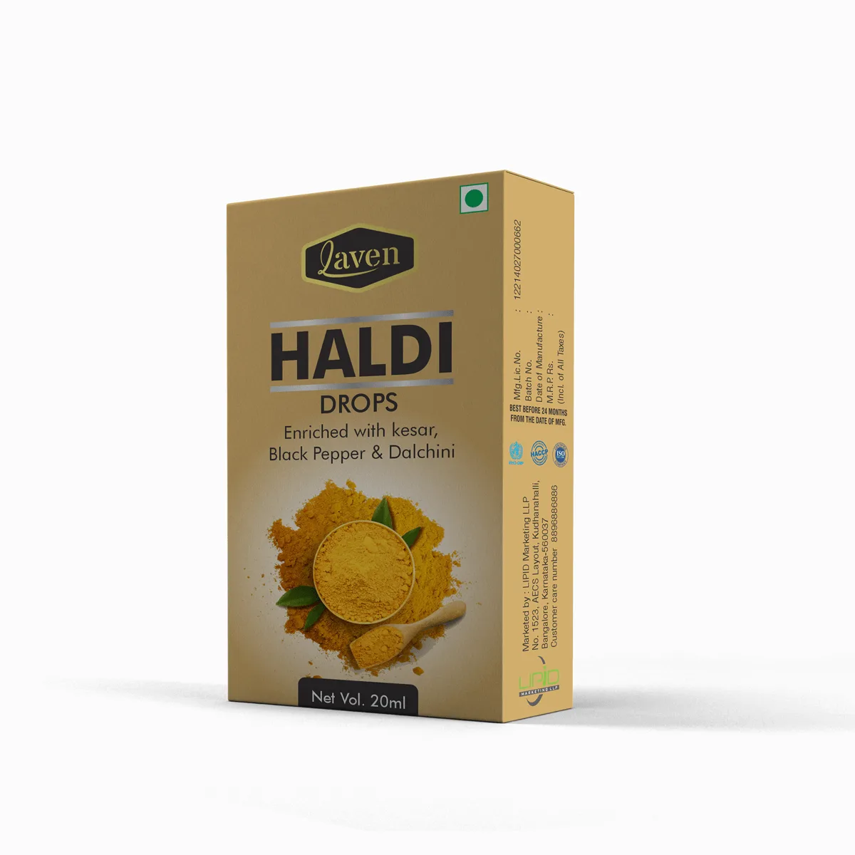 Laven Haldi Drops 20ML - Image 2