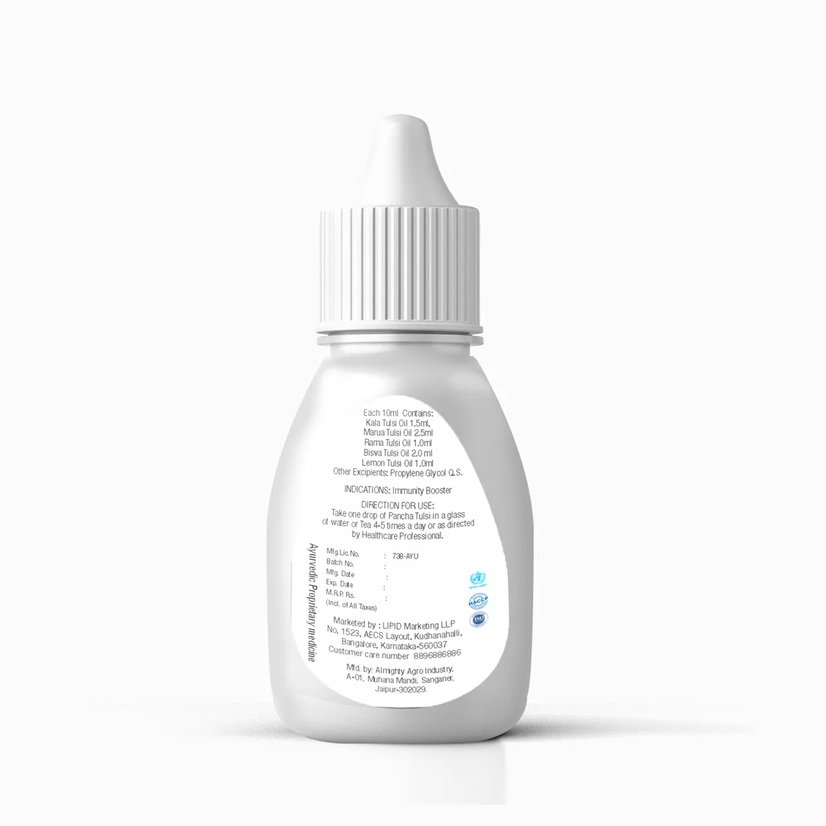 Laven Pancha Tulasi Drops 20ML - Image 4