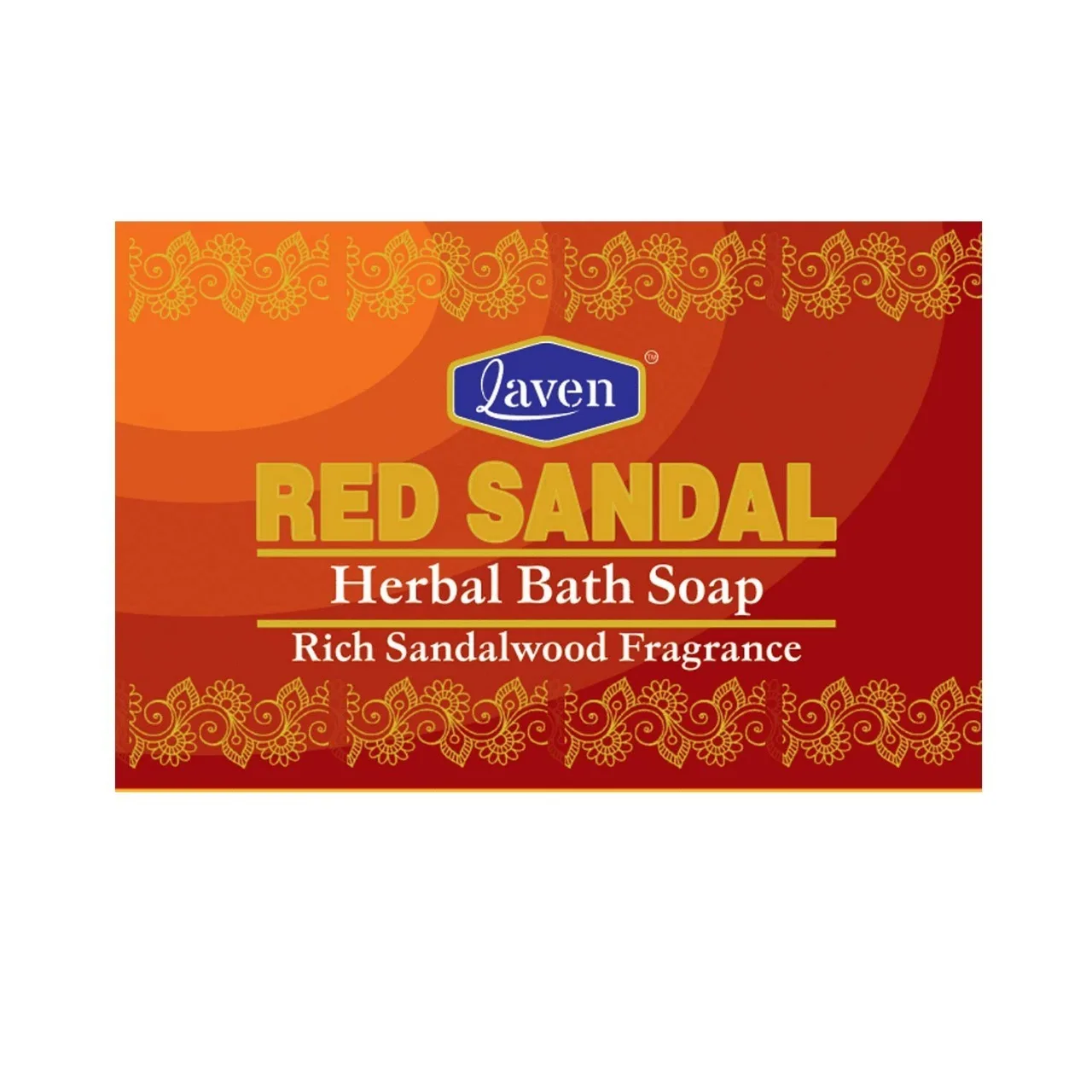 Laven Red Sandal Soap (1)