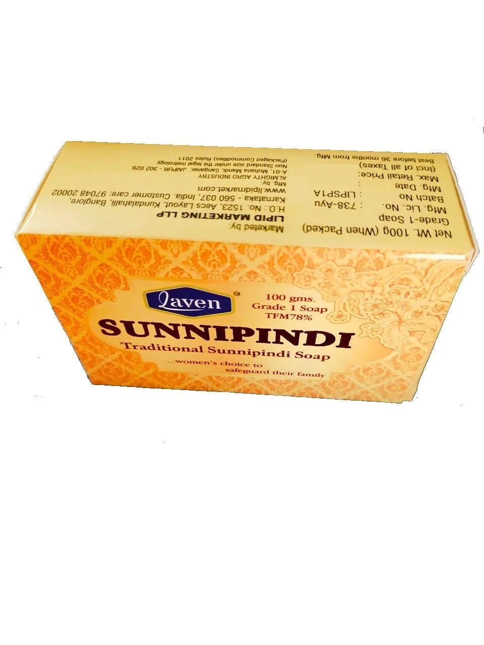Laven Sunnipindi Soap 100 gms - Image 3