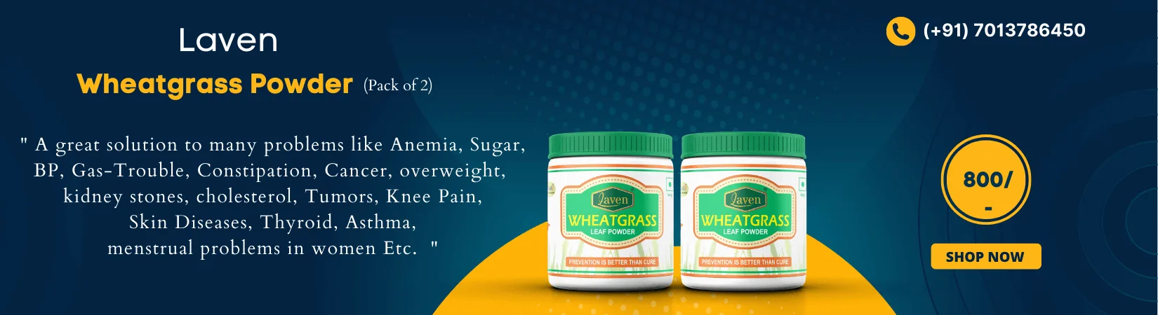 Laven Wheatgrass Powder